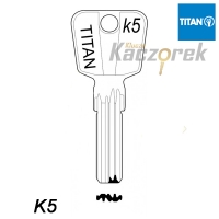 Mieszkaniowy 165 - klucz surowy mosiężny - Titan K5